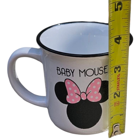 Lot of 2 Disney Minnie Mouse Quilted Pink Handbag and Minnie Mouse Mug Set 3oz. - Picture 11 of 12